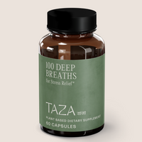 Ayurvedic Stress Supplement. Ashwagandha. 100 Deep Breaths for Stress Relief